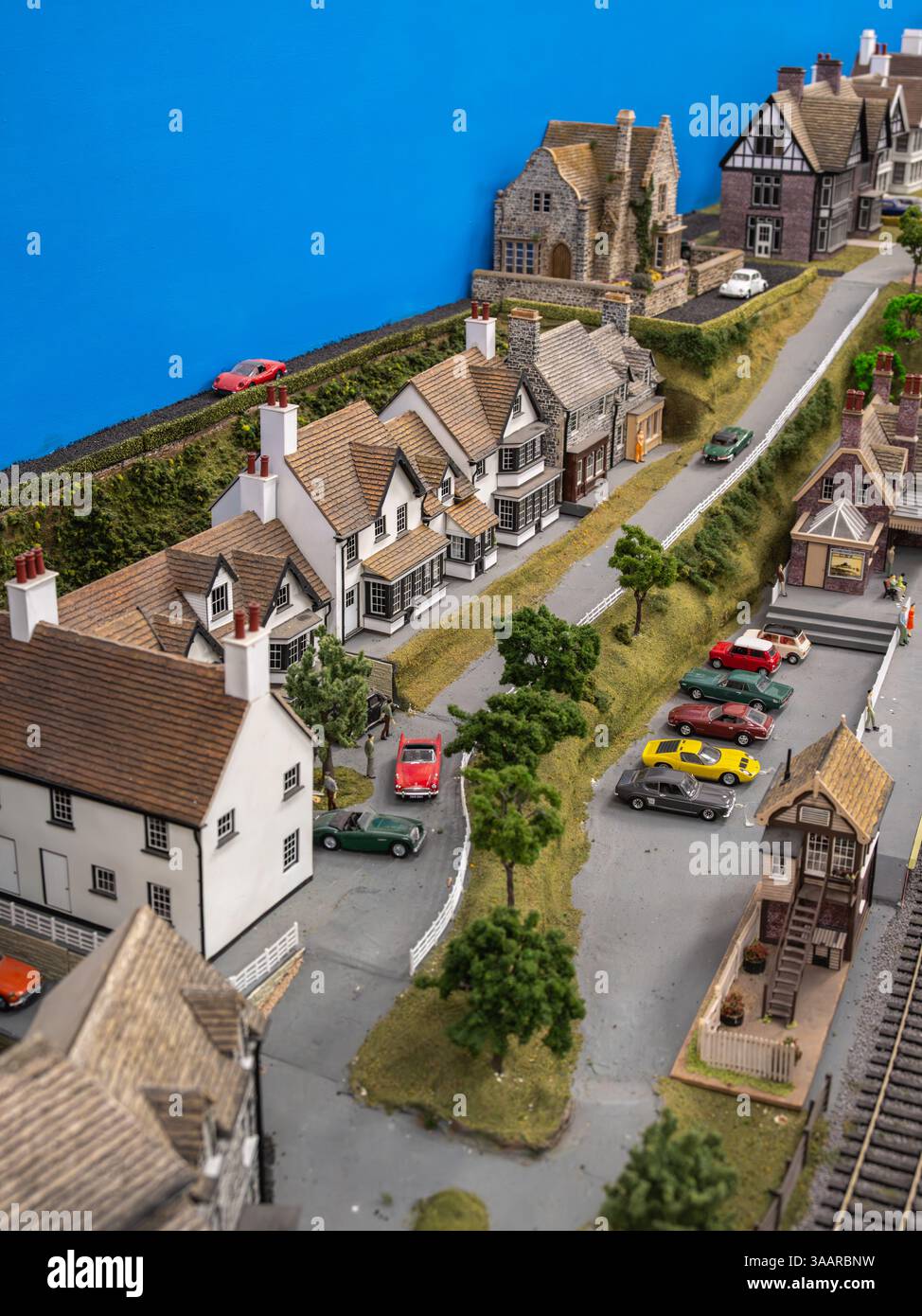 Great British Layout, Wroxham miniature Worlds, Norfolk, Regno Unito Foto Stock