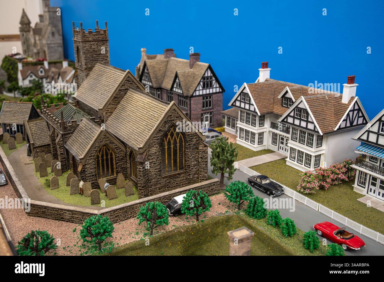 Great British Layout, Wroxham miniature Worlds, Norfolk, Regno Unito Foto Stock