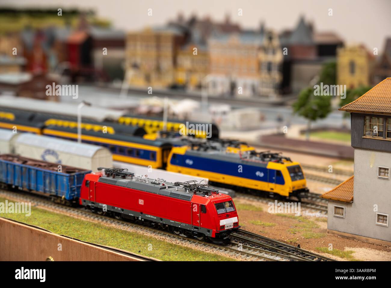 Wroxham miniature Worlds, Norfolk, Regno Unito Foto Stock