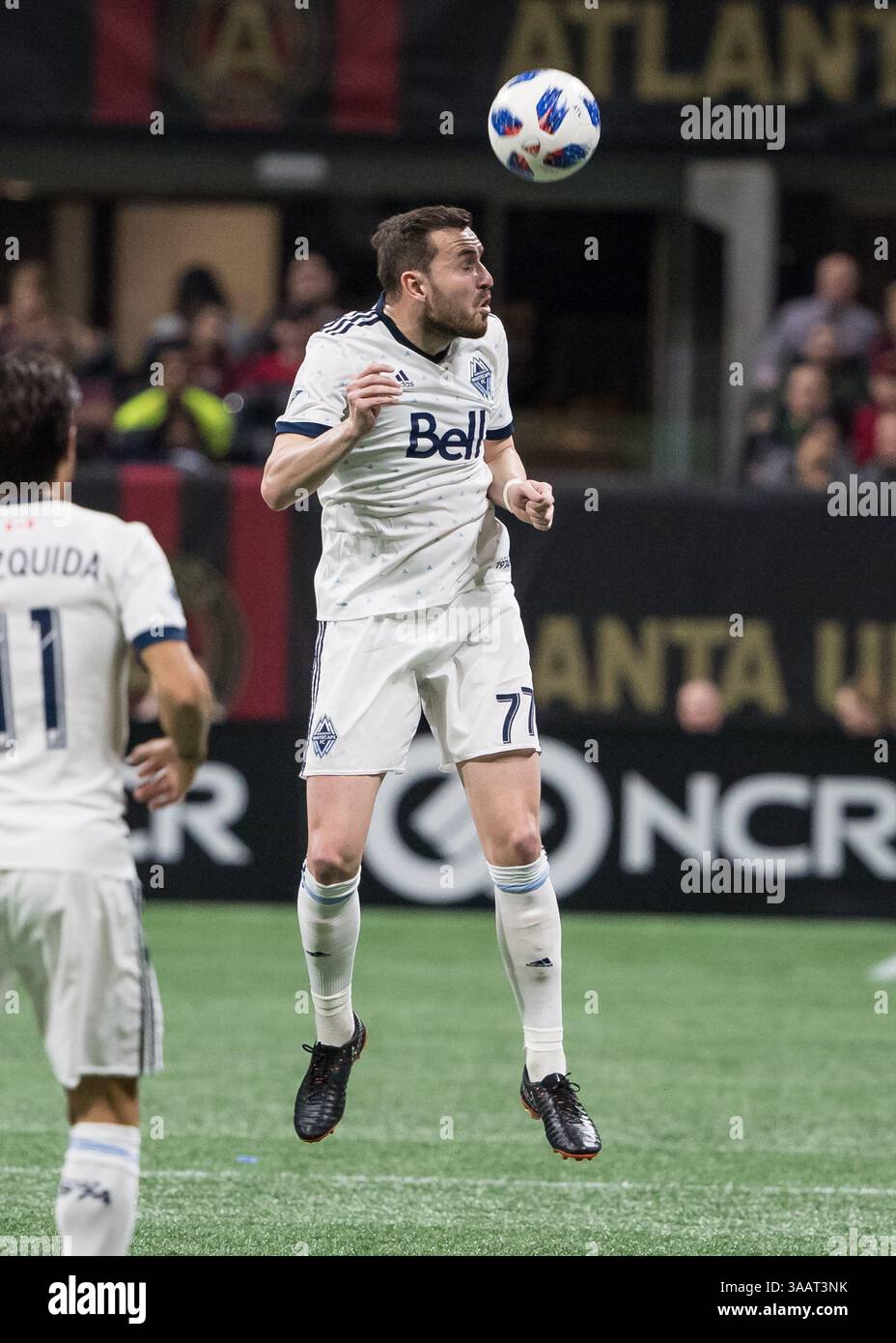 17 marzo 2018 - Atlanta, GA, Stati Uniti - Atlanta, GA - 17 marzo 2018: Atlanta United FC vs Vancouver Whitecaps FC al Mercedes-Benz Stadium. (Immagine di credito: © Steven Limentani/ISIPhotos via ZUMA Wire) Foto Stock