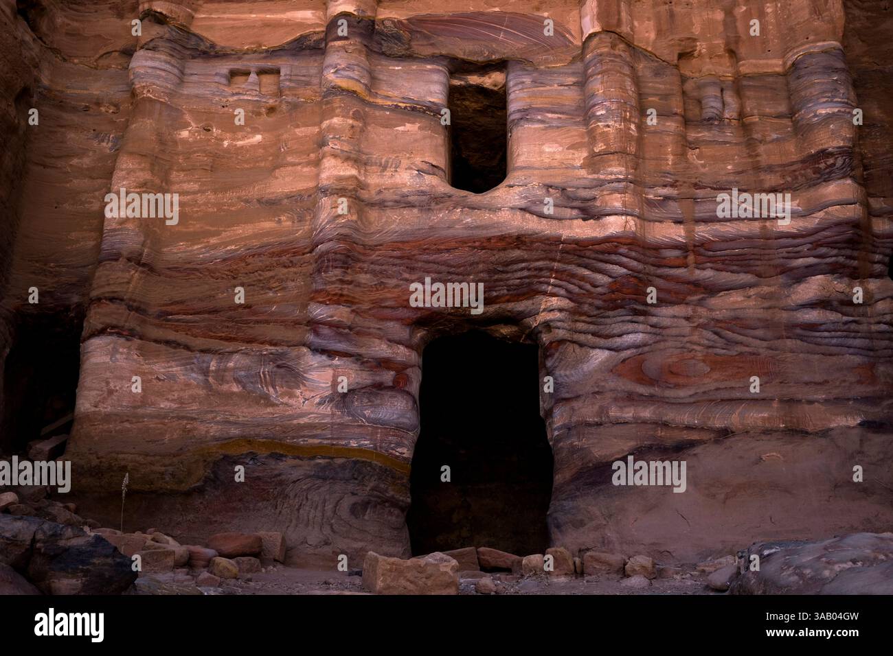 WADI MUSA, GIORDANIA - 10 SETTEMBRE 2021: Tombe reali a Petra. CREDITO: Daniel Rodrigues Foto Stock