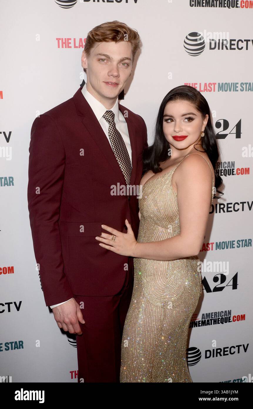 22 marzo 2018 - Los Angeles, CA, Stati Uniti - LOS ANGELES - 22 febbraio: Levi Meaden, Ariel Winter alla premiere ''The Last Movie Star'' all'Egyptian Theater il 22 febbraio 2018 a Los Angeles, CA (Credit Image: © Kathy Hutchins via ZUMA Wire) Foto Stock