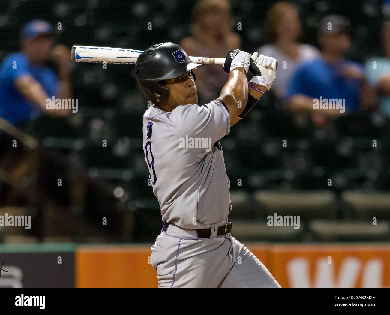 23 maggio 2018: Josh Somdecerff (9) interno dell'Arkansas centrale durante i Southland Conference Championships 2018. Partita 4: Houston Baptist University vs Central Arkansas al Constellation Field Sugar Land, Texas. Houston Baptist ha vinto in sette inning 14 - 4 (Credit Image: &Copy; Maria Lysaker/CSM via ZUMA Wire) Foto Stock