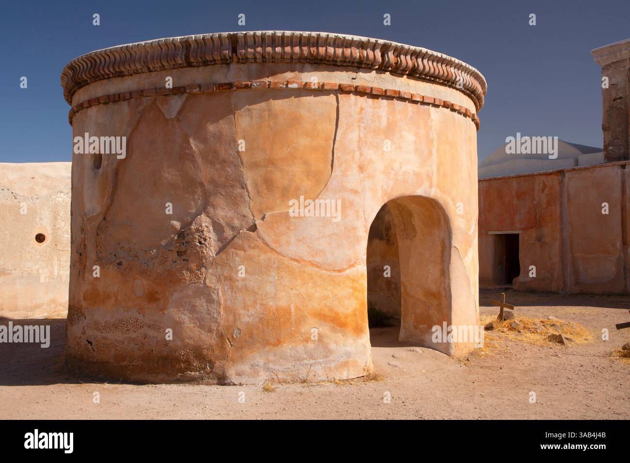 Cappella funeraria, Tumacacori National Historical Park, Arizona Foto Stock