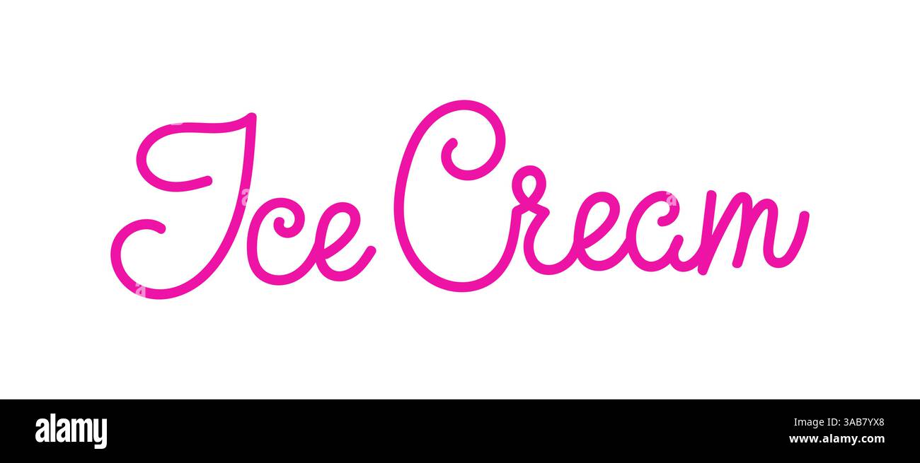 Gustate una dolce delizia con un vivace design del gelato e una divertente scritta Illustrazione Vettoriale