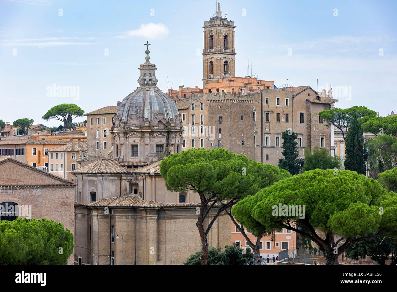 Vista del centro di Roma. Roma, Italia Foto Stock