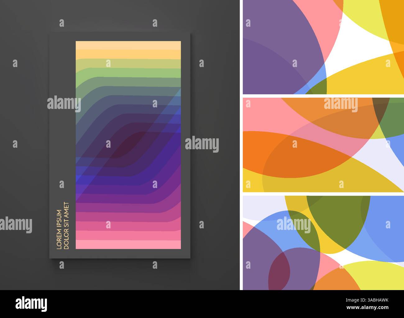 Sfondo geometrico astratto. Design moderno dello schermo per applicazioni mobili e Web. Modello di design della copertina. illustrazione vettoriale 3d per brochure, banner, flye Illustrazione Vettoriale