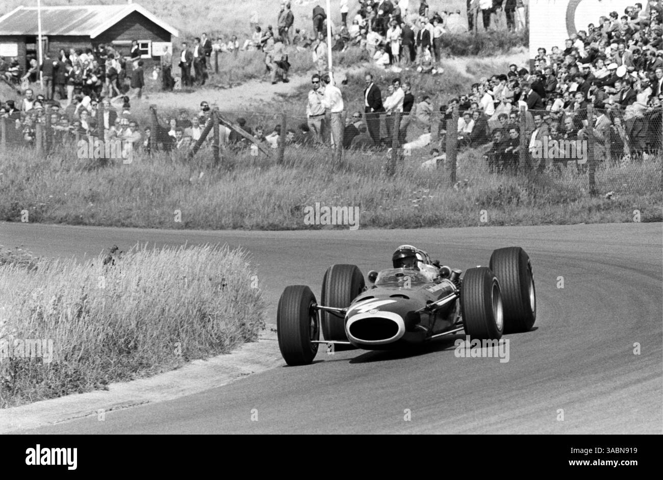 Jackie Stewart (GBR) BRM P261 ha concluso quarto... Gran Premio d'Olanda, Zandvoort, 24 luglio 1966. (Immagine di credito: ©Sutton Motorsports/ZUMA Press) Foto Stock