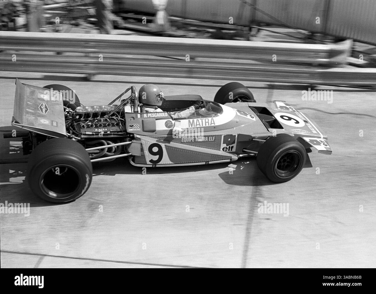 Henri Pescarolo (fra) Matra MS120, concluso al 3° posto..Monaco GP, Monte Carlo, 10 maggio 1970 (Credit Image: ©Sutton Motorsports/ZUMA Press) Foto Stock