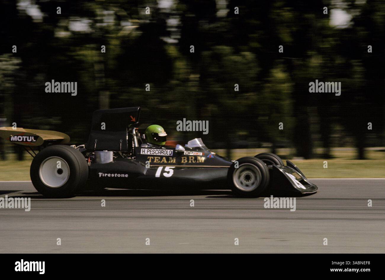 Henri Pescarolo (fra) BRM P160E ha concluso nono..Gran Premio d'Argentina, Buenos Aires, 13 gennaio 1974..IMMAGINE migliore. (Immagine di credito: ©Sutton Motorsports/ZUMA Press) Foto Stock