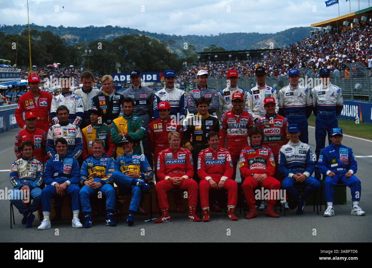 La classe del 1994..GP d'Australia, Adelaide, 13 novembre 1994 (Credit Image: ©Sutton Motorsports/ZUMA Press) Foto Stock