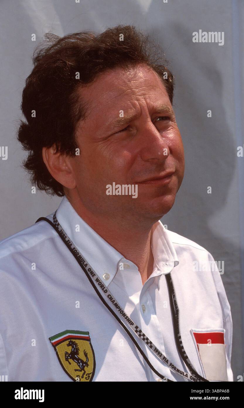 Jean Todt (fra) Direttore sportivo Ferrari..Gran Bretagna GP 1994 (Credit Image: ©Sutton Motorsports/ZUMA Press) Foto Stock