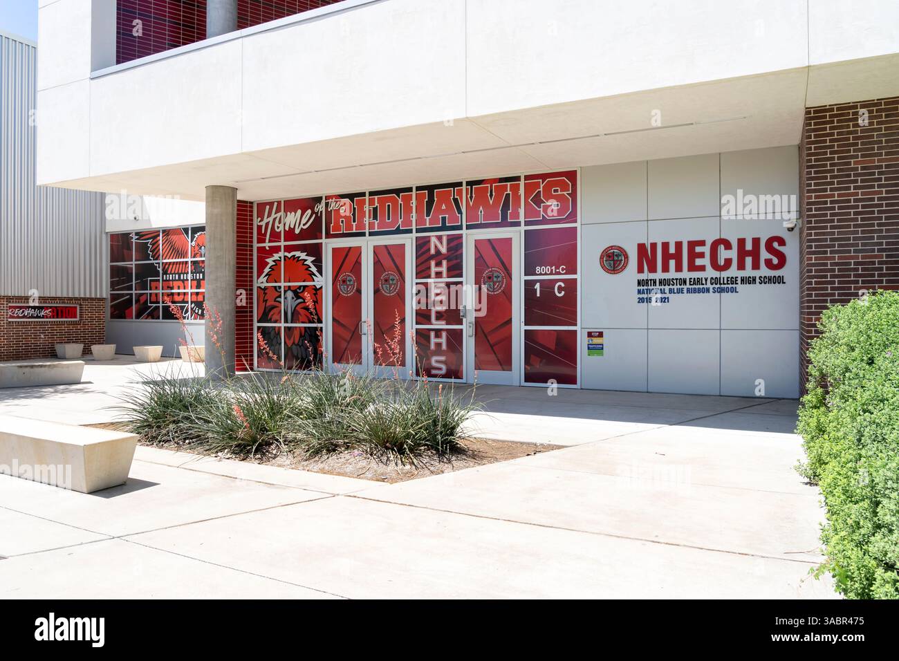 North Houston Early College HS (NHECHS) a Houston, Texas, Stati Uniti. Foto Stock
