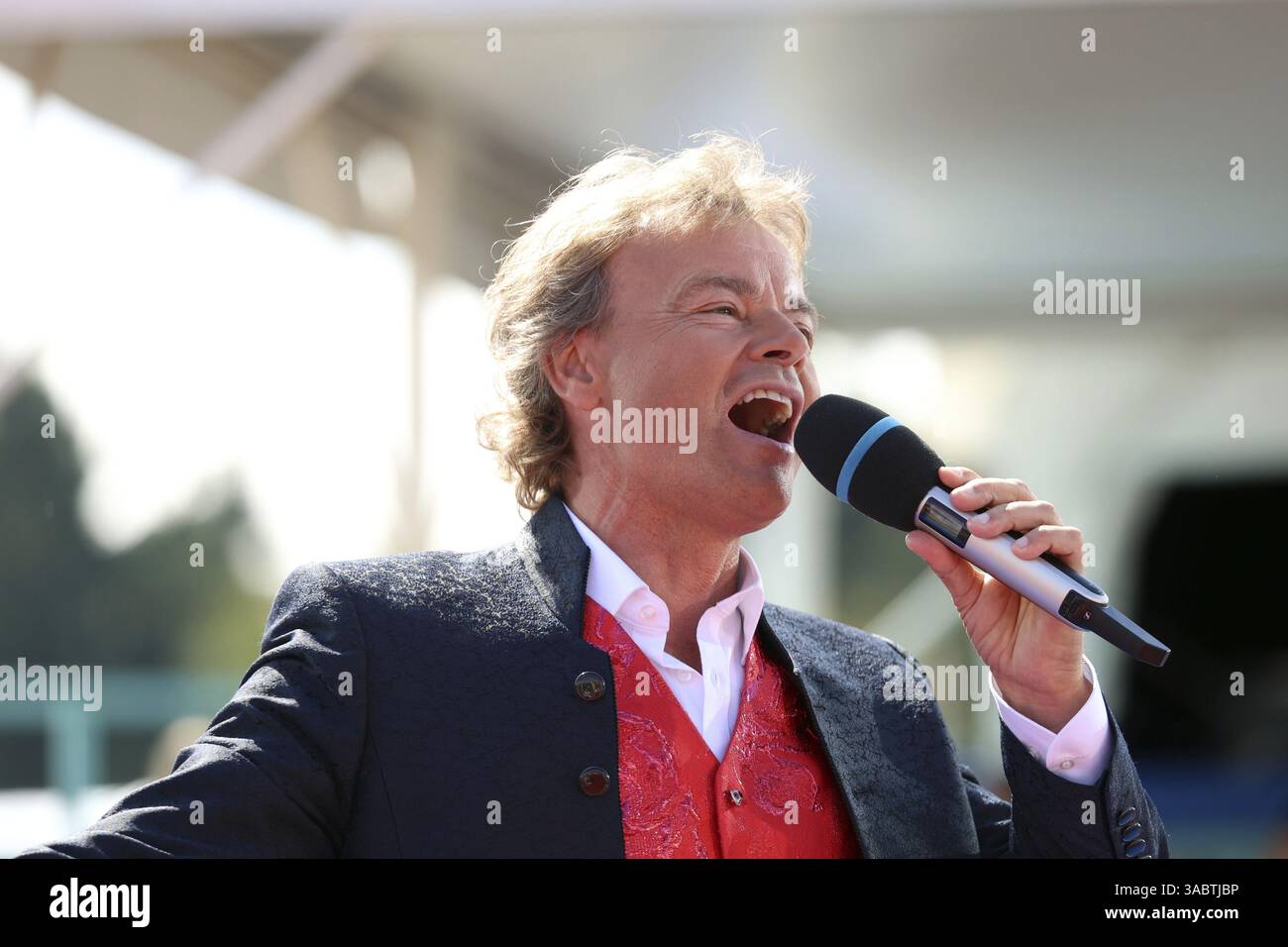 Rudy Giovannini (cantante/musicista) nel programma TV ARD Immer wieder sonntags, Rust, Germania / Germania Foto Stock