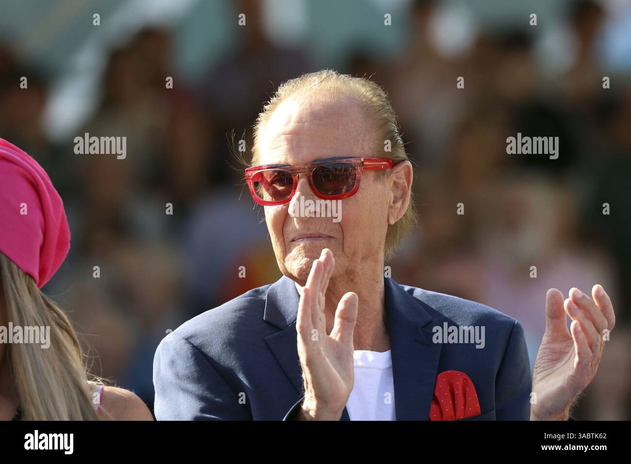 Michael Holm (cantante/musicista) nel programma TV ARD Immer wieder sonntags, Rust, Germania / Germania Foto Stock