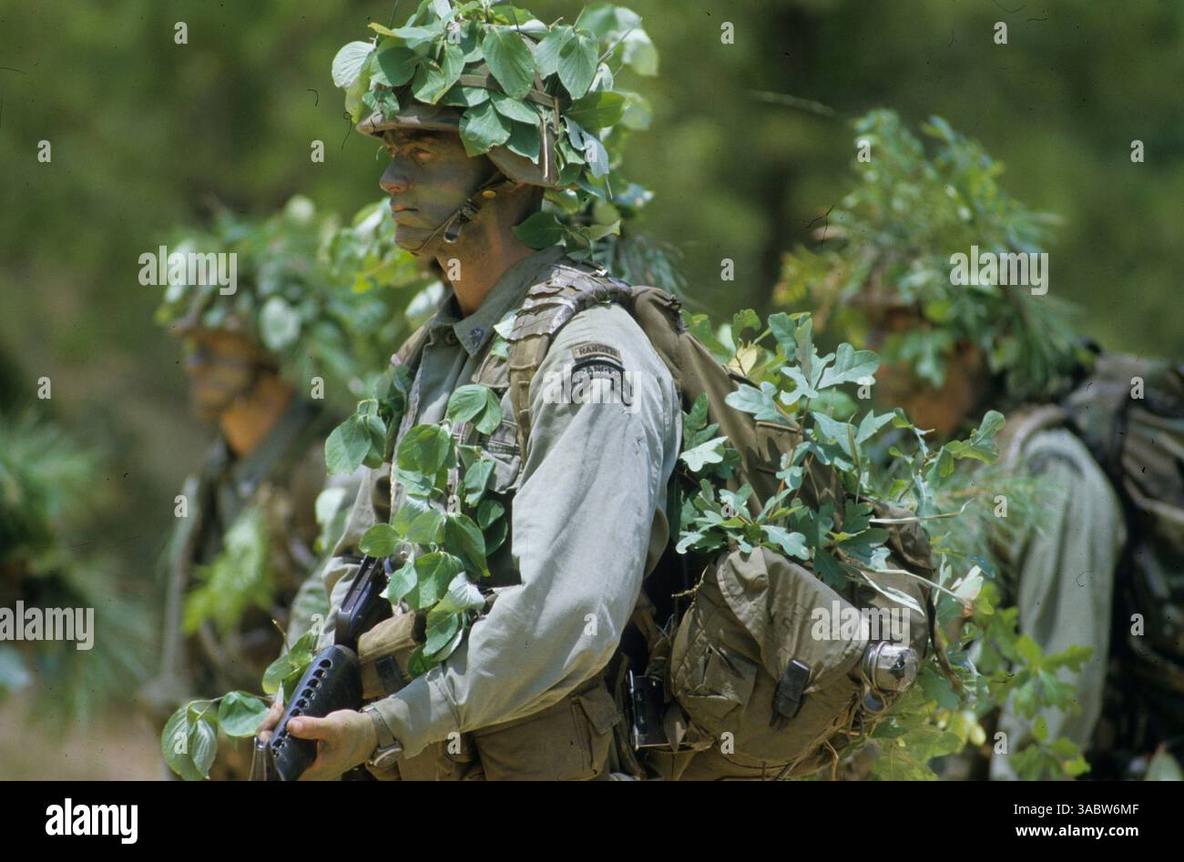 Jan 11, 2007 - Fort Bragg, NC, USA - MIlitary Forces Allied Special Operations Training, US Army Rangers, Mott Lake Compound, at Fort Bragg, NC (Credit Image: © Gary Kieffer/ZUMA Press) RESTRICTIONS: (File Photo: Exact Date and Location Unknown) Foto Stock