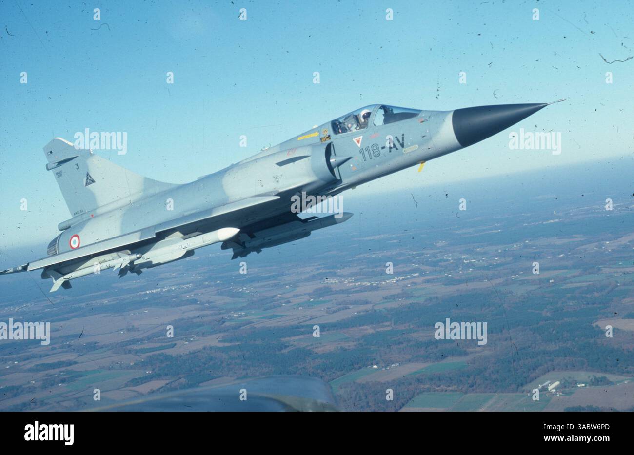 25 gennaio 2007 - Washington, DC, USA - aerei militari Dassault-Breguet Mirage 2000 Interceptor multiruolo (immagine di credito: © mi D. Seitelman/ZUMA Press) RESTRIZIONI: (File foto: Data esatta e luogo sconosciuto) Foto Stock