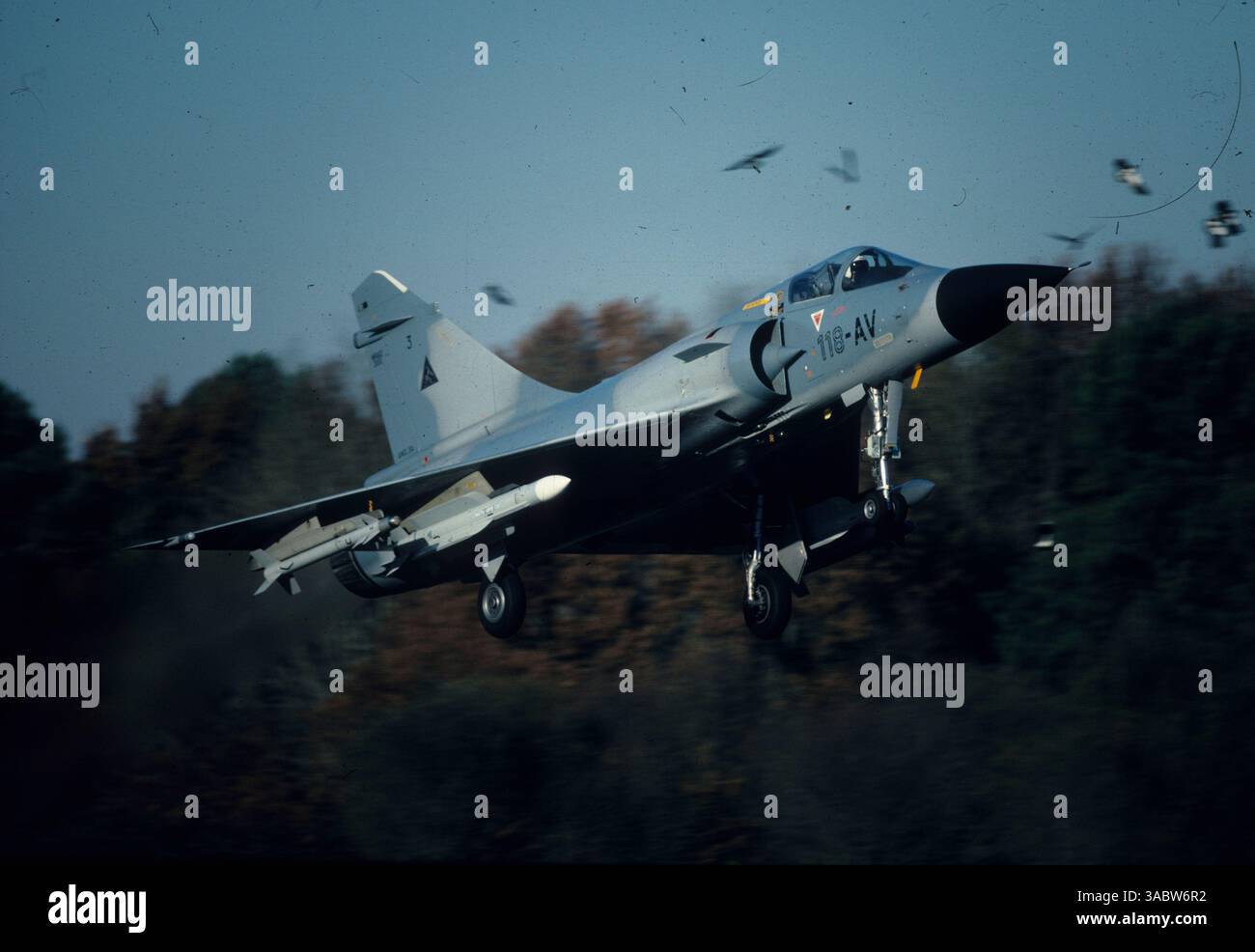 30 gennaio 2007 - Washington, DC, USA - aerei militari Dassault-Breguet Mirage 2000 Interceptor multiruolo (immagine di credito: © mi D. Seitelman/ZUMA Press) RESTRIZIONI: (File foto: Data esatta e luogo sconosciuto) Foto Stock