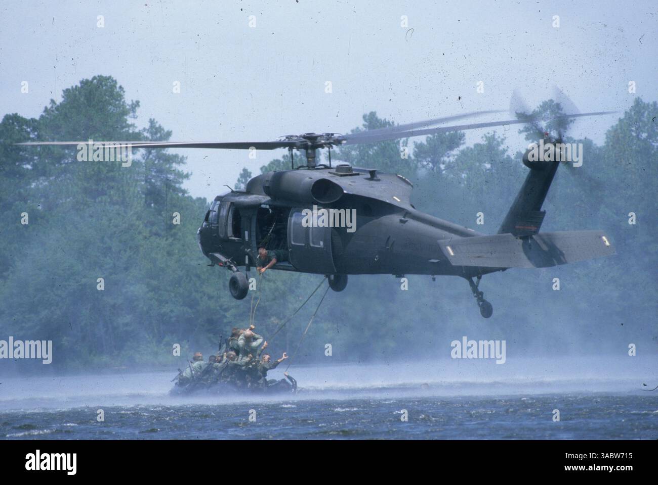 Mar 08, 2007 - Fort Bragg, NC, USA - Military Forces Allied Special Operations Training, US Army Special Forces Mott Lake Compound on Fort Bragg, NC (Credit Image: © Gary kieffer/ZUMA Press) RESTRICTIONS: (File Photo: Exact Date and Location Unknown) Foto Stock