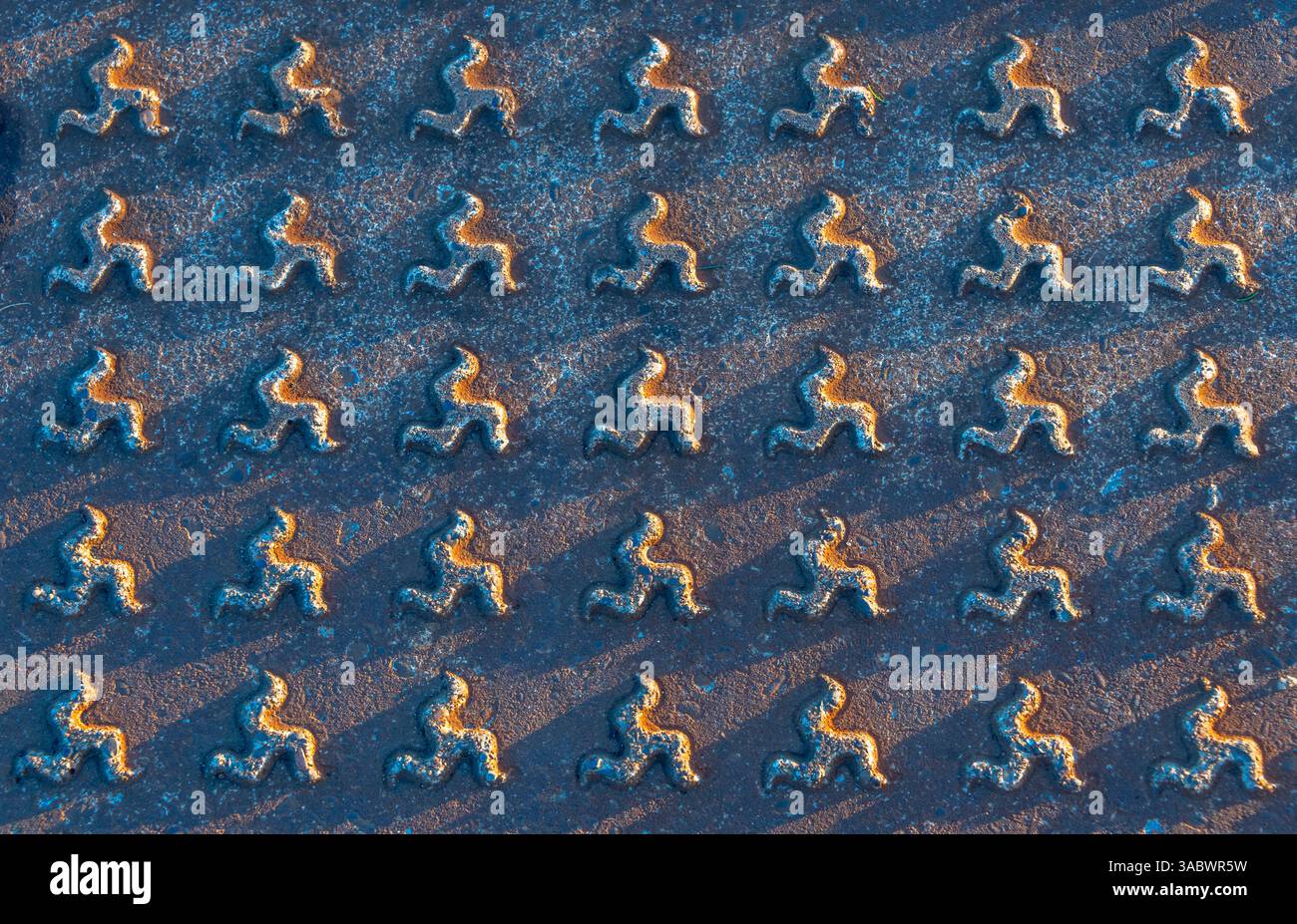 TRE GAMBE DI MANN Foto Stock