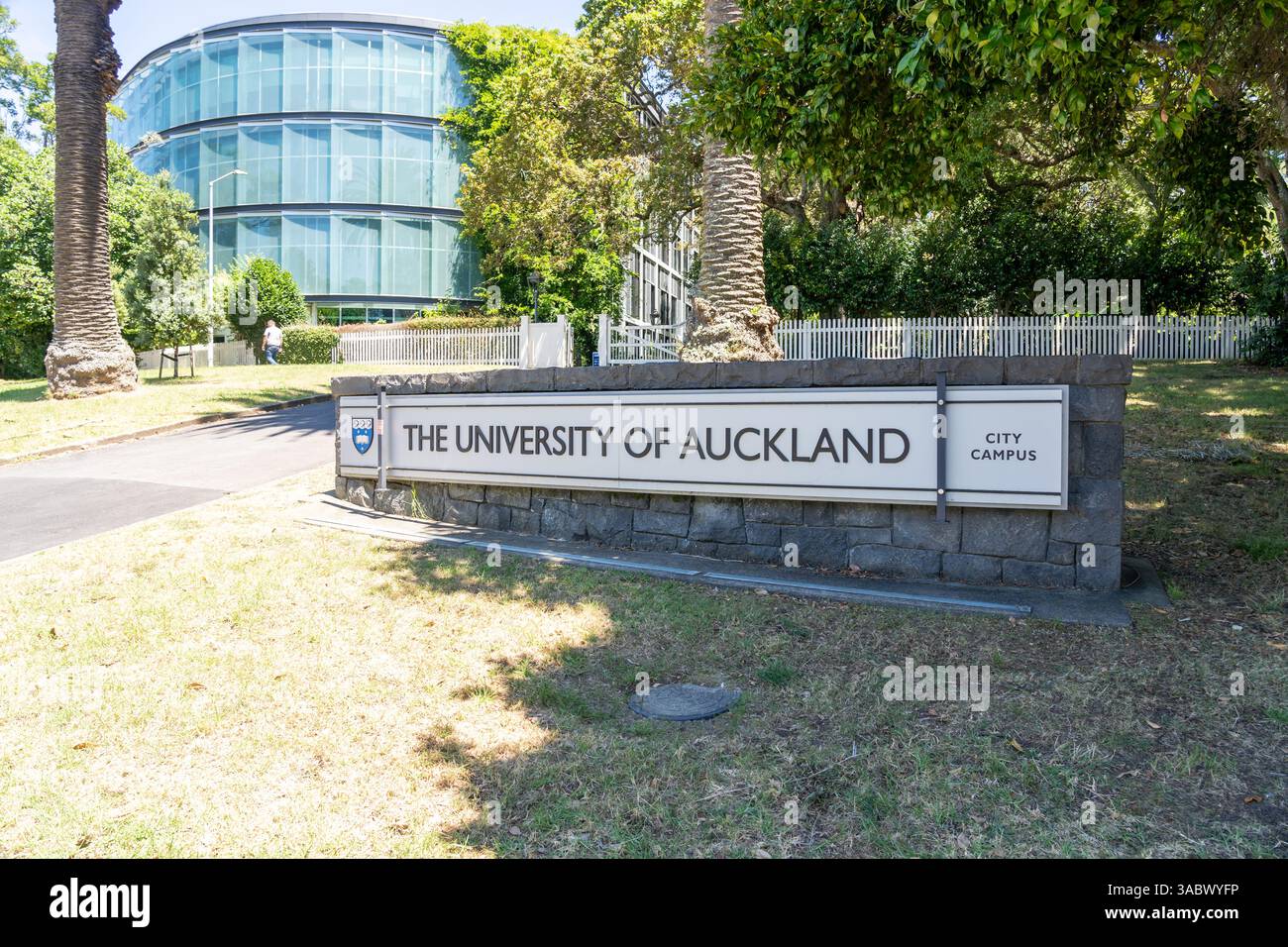 Auckland, nuova Zelanda - 1 febbraio 2024: Campus della città dell'Università di Auckland ad Auckland, nuova Zelanda. Foto Stock