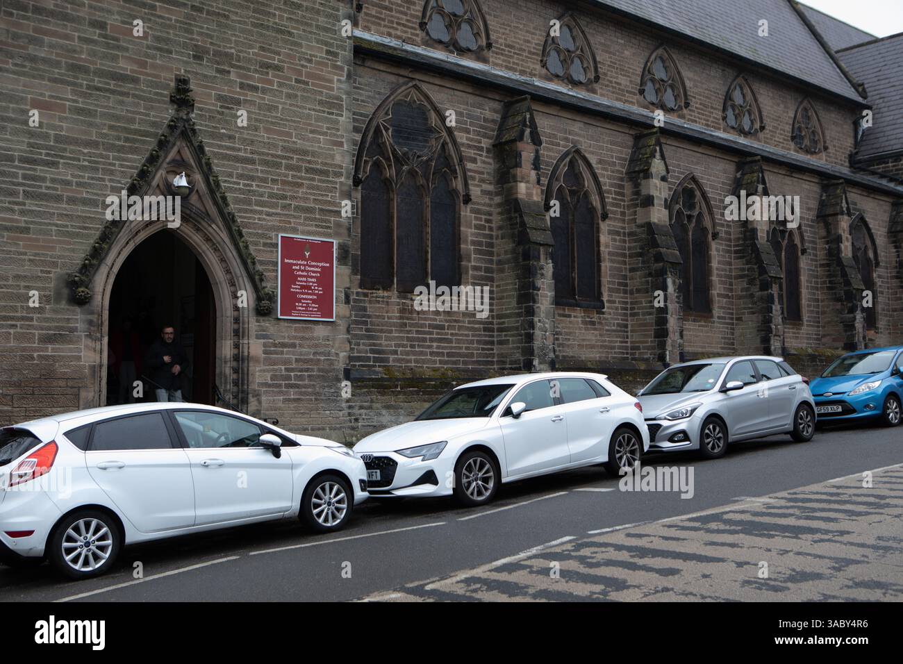 Immacolata Concezione e Chiesa di San Domenico, Margaret Street, Stone, Staffordshire Foto Stock
