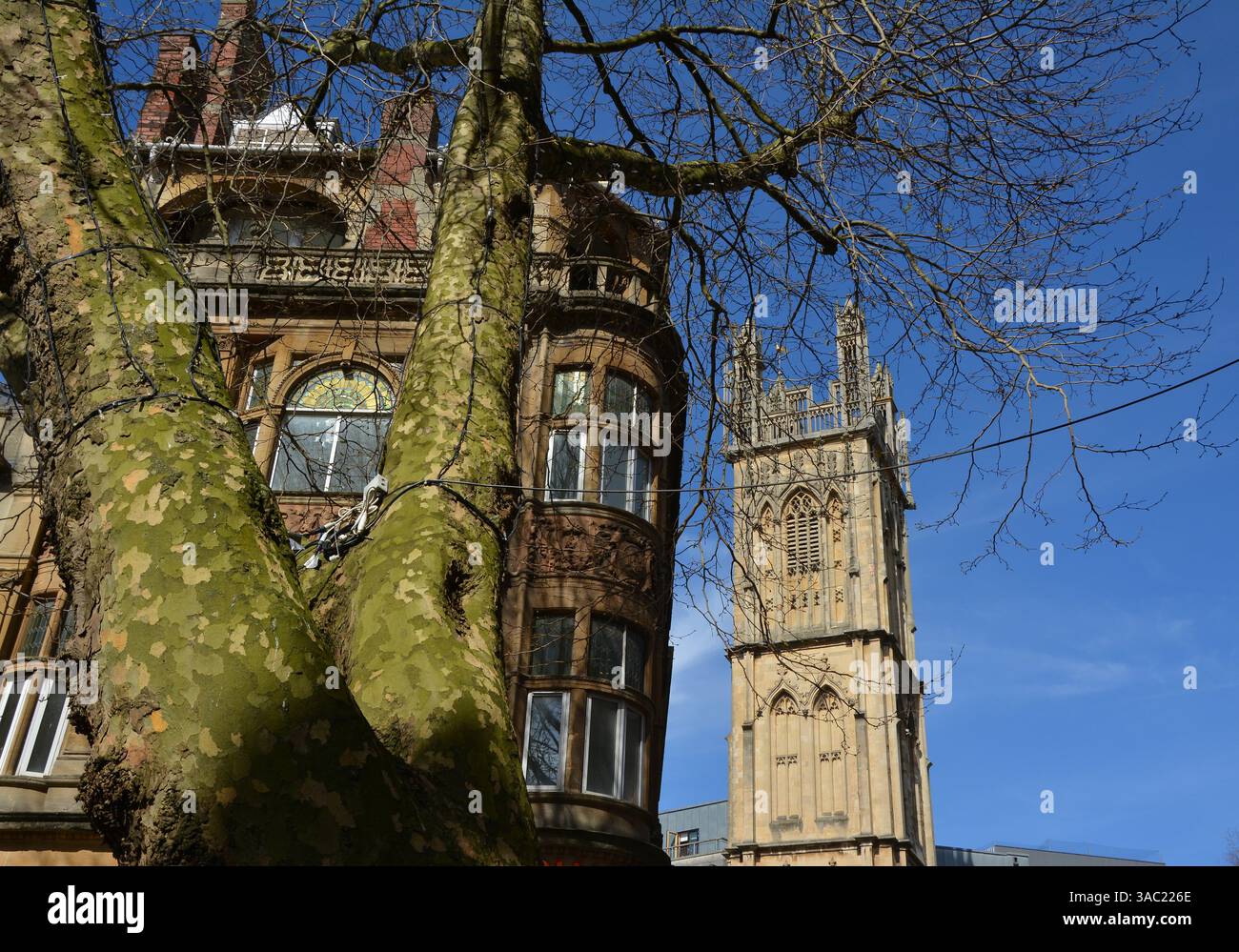 Historic Clare Street, Bristol, Inghilterra, Regno Unito. 1° aprile 2025. Foto Stock