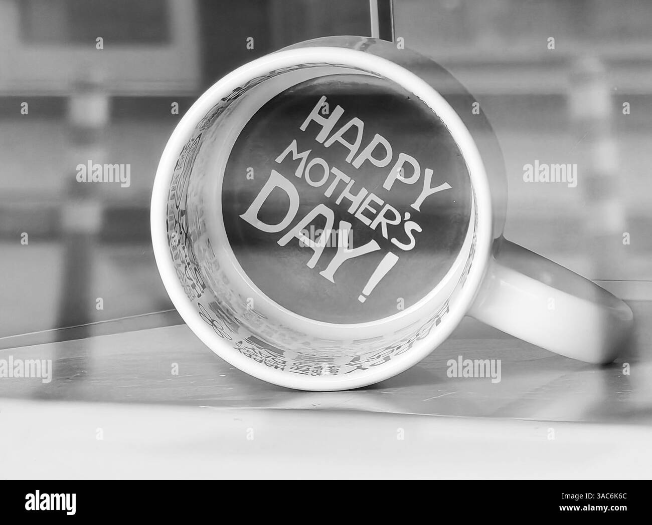 Buona festa della mamma – Una prospettiva unica Foto Stock