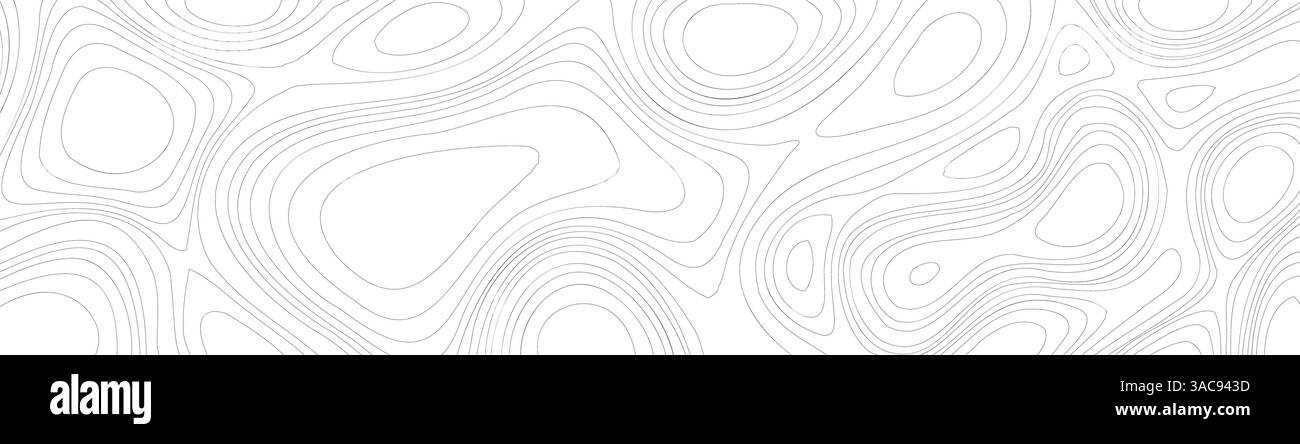 Sfondo della mappa topografica. Sfondo mappa dei contorni topografici astratti. Illustrazione vettoriale Illustrazione Vettoriale