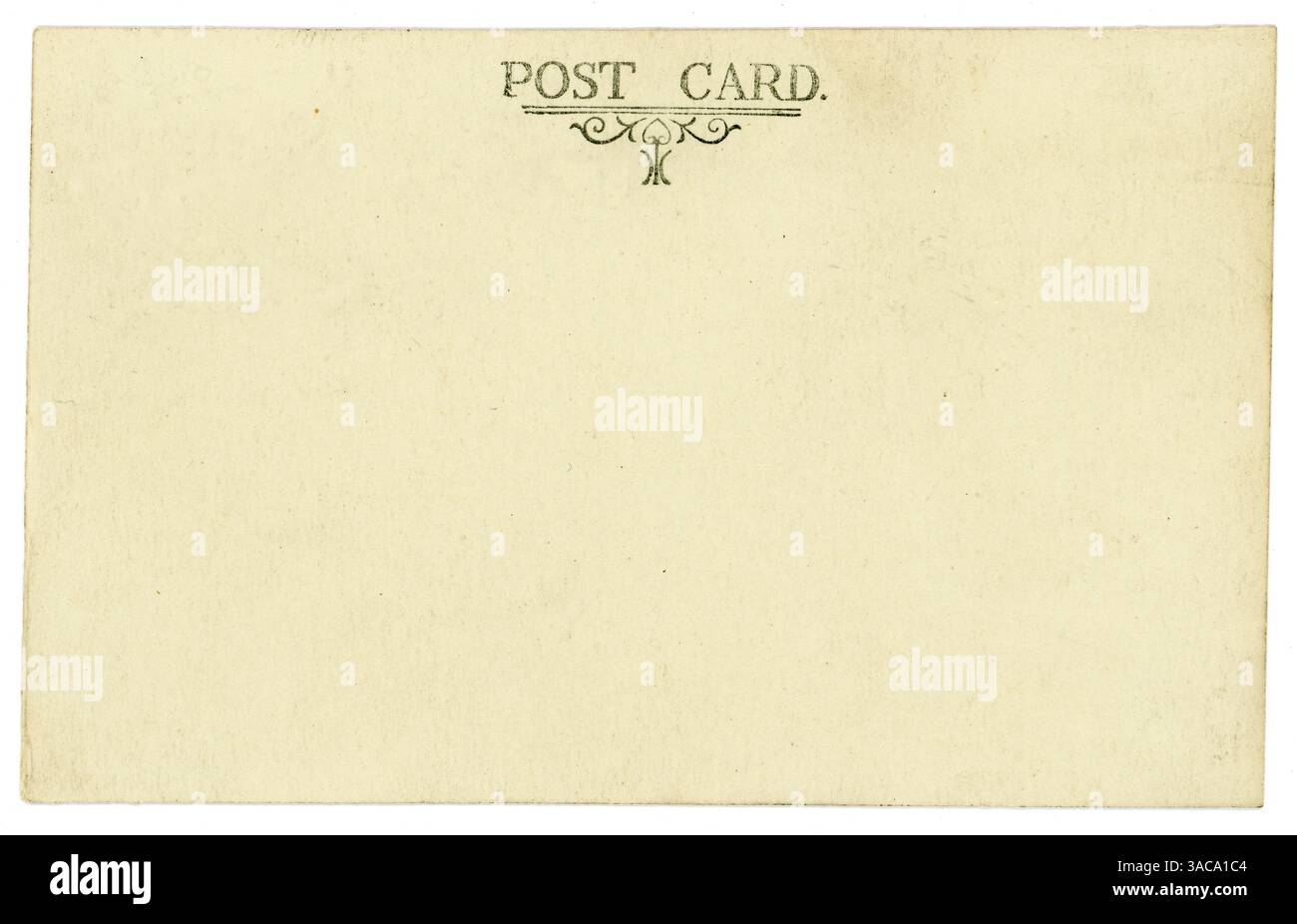 Retro dell'era WW1 originale cartolina posteriore non pubblicata, non scritta e senza divino con un design affascinante. Datato davanti, 11 marzo 1915, Regno Unito Foto Stock