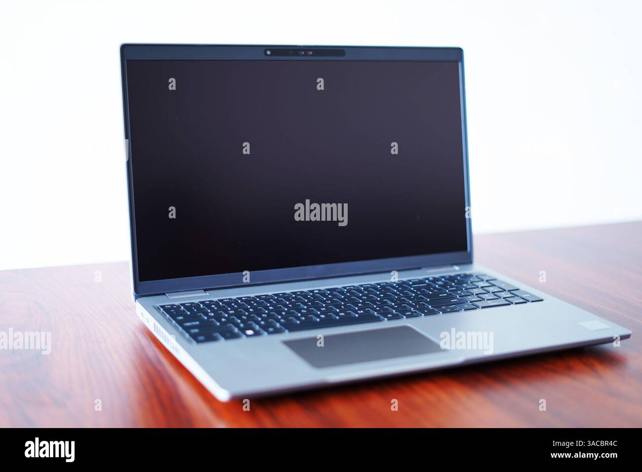 immagine completa del notebook con schermo Foto Stock