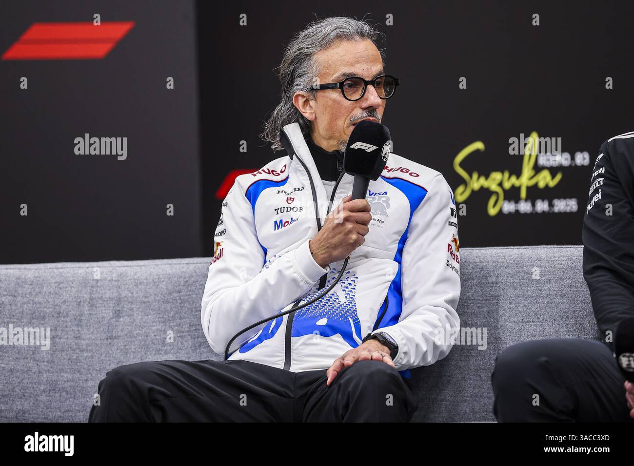 Durante il Gran Premio del Giappone di Formula 1 Lenovo 2025, 3° round del Campionato del mondo di Formula 1 FIA 2025 dal 4 al 6 aprile 2025 sul circuito di Suzuka, a Suzuka, in Giappone Foto Stock