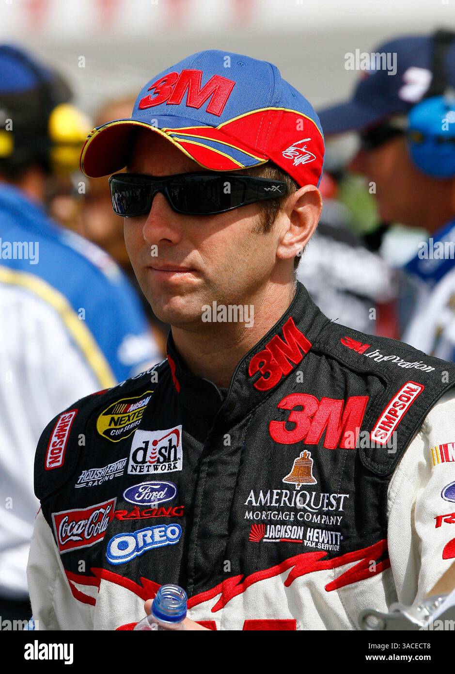 Greg Biffle conquistò la pole position per il CARFAX 250 al Michigan International Speedway. (Immagine di credito: © FOTOGRAFO/Cal Sport Media) Foto Stock