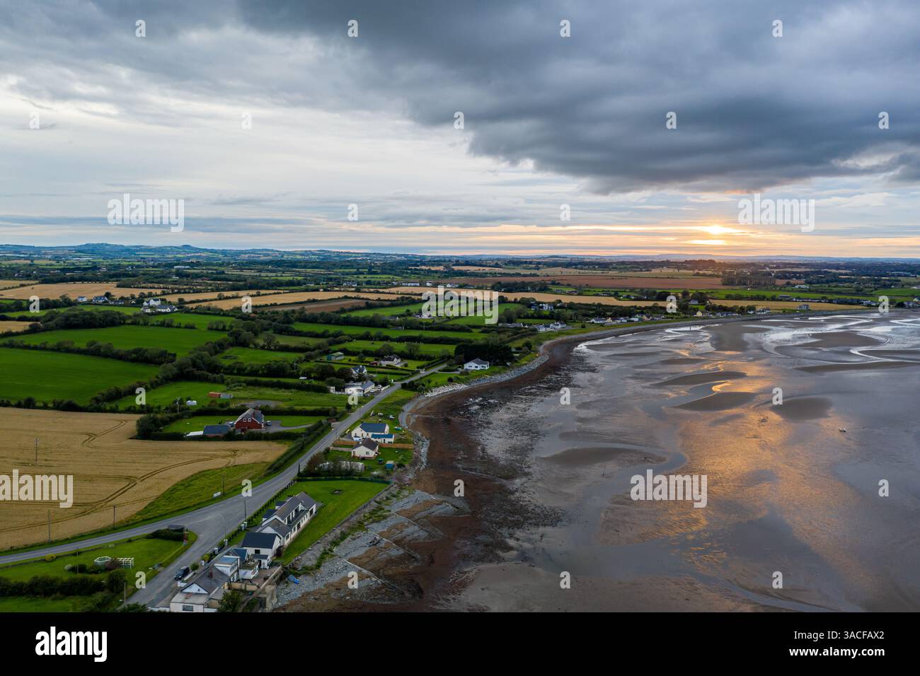 Bel volo su Salterstown, Annagassan, Contea di Louth, Repubblica d'Irlanda Foto Stock