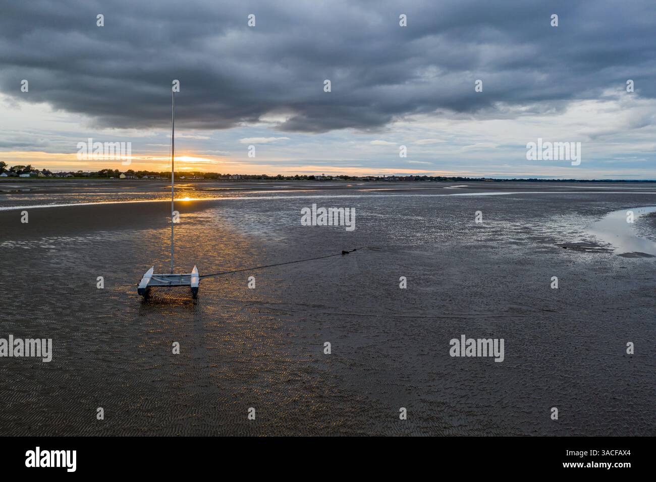 Bel volo su Salterstown, Annagassan, Contea di Louth, Repubblica d'Irlanda Foto Stock