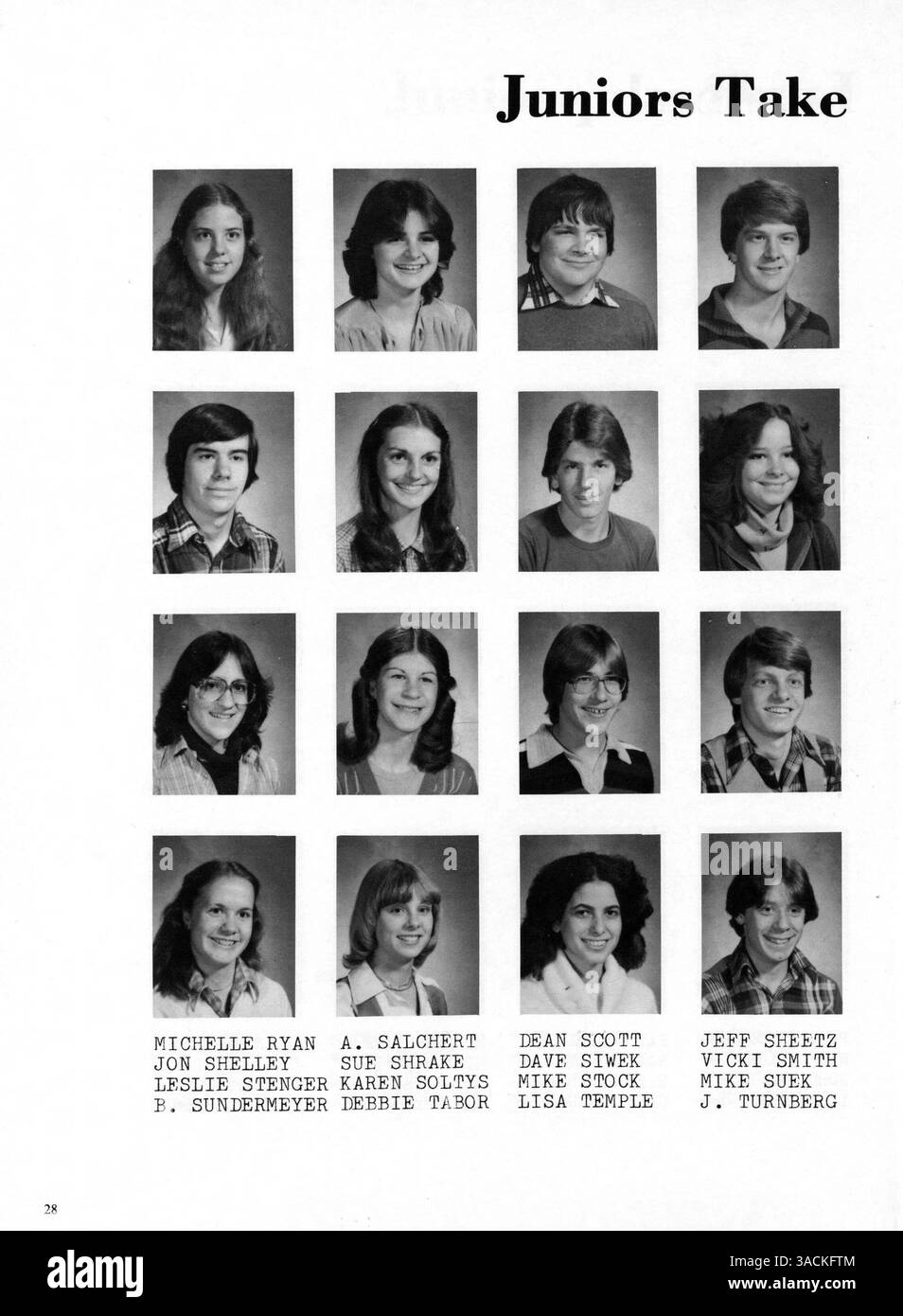 Questo annuario della De la Salle High School del 1979 presenta ritratti di studenti, docenti, atletica leggera, club e vari eventi scolastici dell'anno accademico 1978-1979. Foto Stock