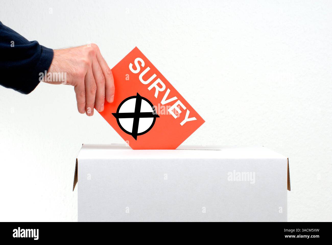 Sondaggio - partecipa al sondaggio Foto Stock