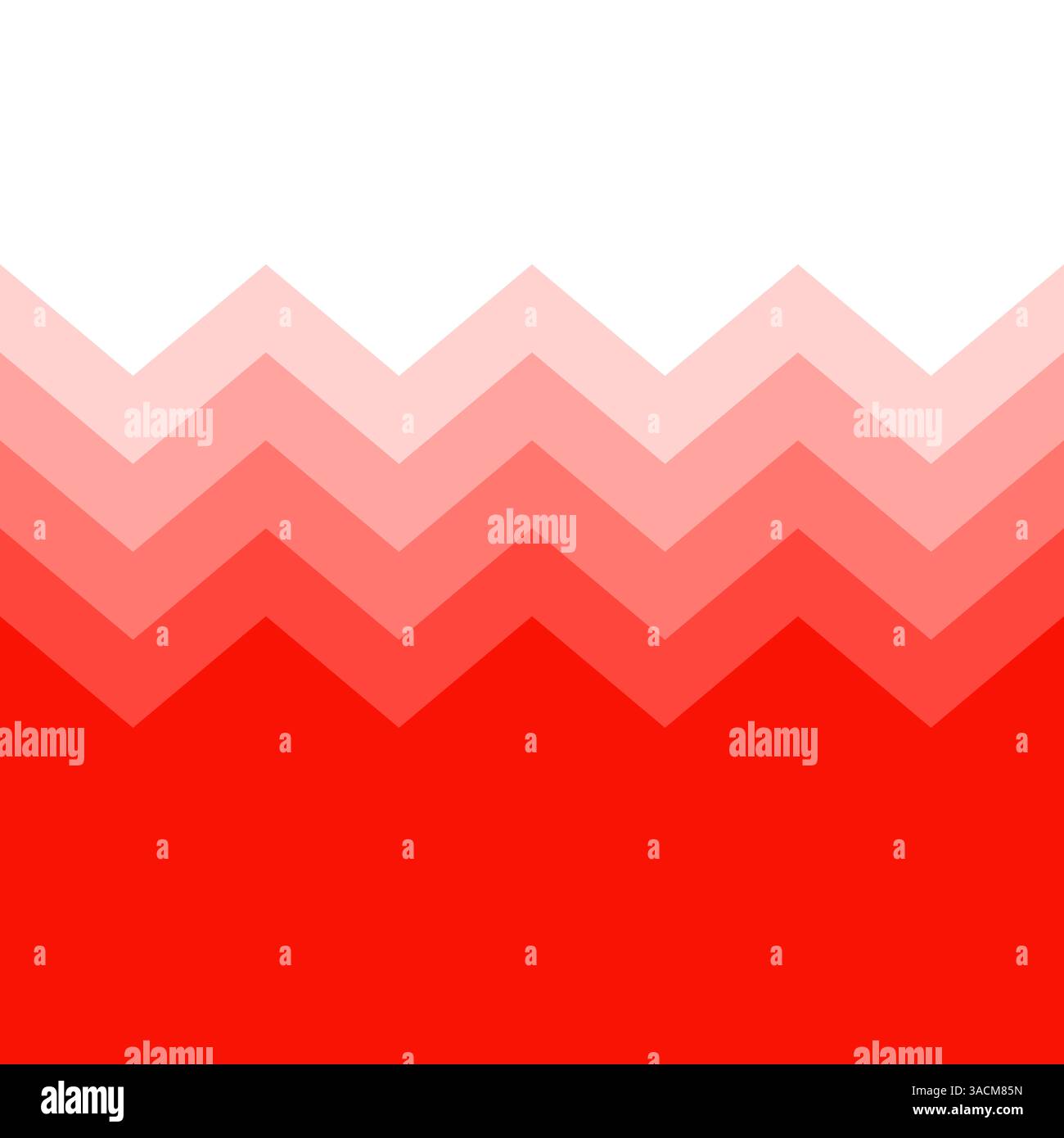 Bordo seghettato con sfumatura di colore e area vuota rossa per la presentazione o come sfondo Foto Stock