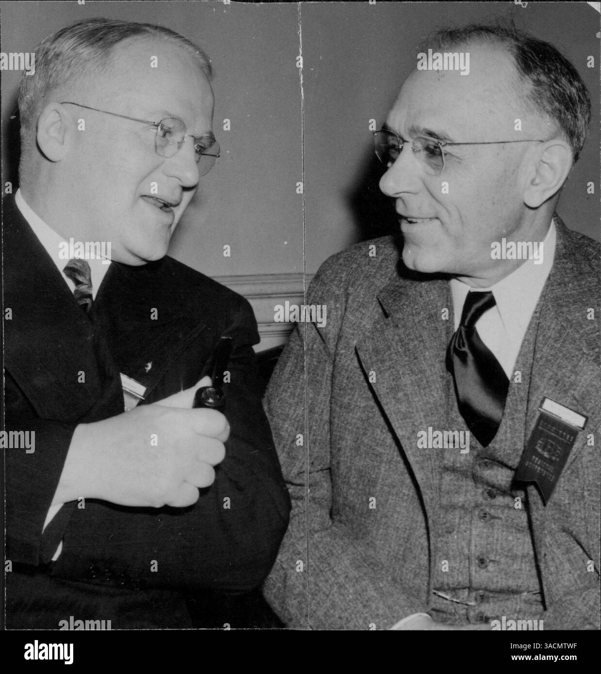 La Midwest Bankers Conference riunì i principali leader bancari, tra cui Matzke di Duluth e Duncan, segretario della Minnesota Bankers Association. L'evento si è concentrato sulle questioni bancarie regionali e sugli sviluppi del settore. Foto Stock