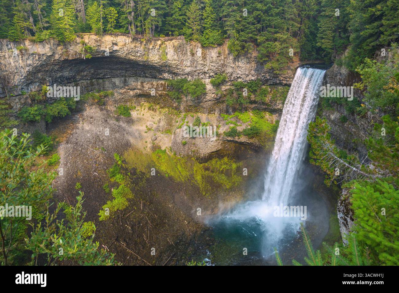 Brandywine Falls Provincial Park, cascata, British Columbia, Canada Foto Stock