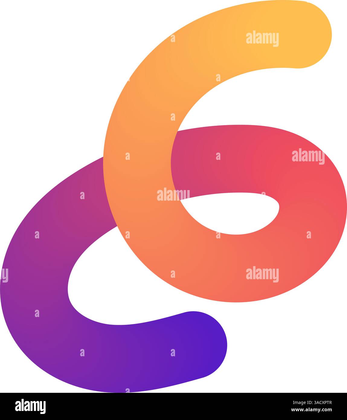 Pattern d'onda gradiente astratto con forme 3D ondulate e scossoni geometrici. Design moderno a doodle con elementi colorati a nastro. Vettore piatto Illustrazione Vettoriale