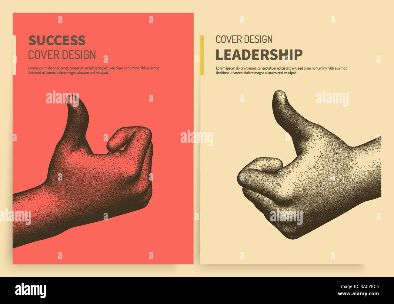 Due mani con i pollici in alto. Un segno di successo e bello. Concetto di pensiero positivo. Illustrazione vettoriale 3D per banner, volantini, poster, copertina o brochure. Illustrazione Vettoriale