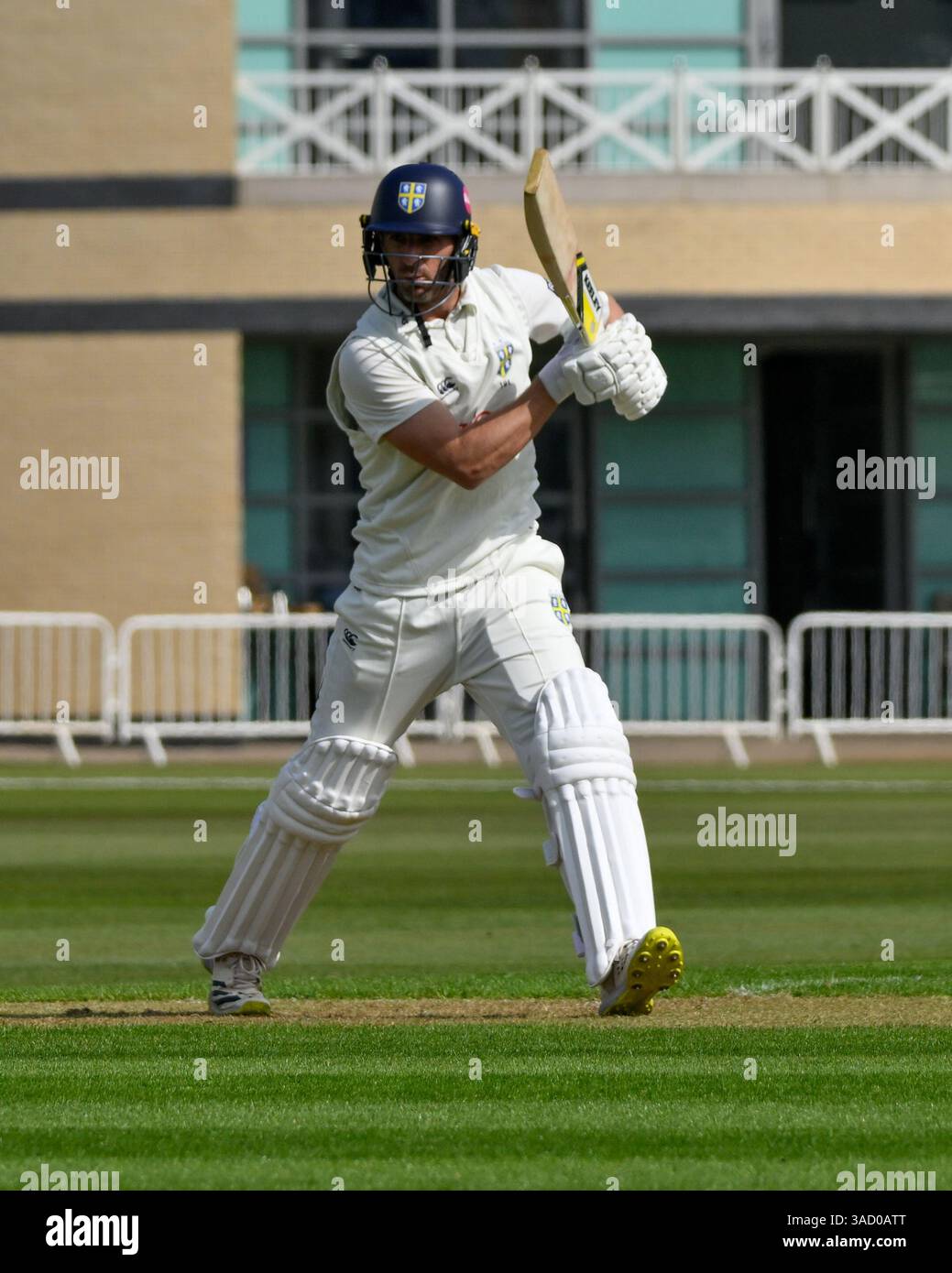 Nottingham, regno unito, Trent Bridge Cricket Ground. 4 aprile 2024. Rothesay County Championship Division 1. Nottinghamshire CCC V Durham CCC nella foto: Credito: Mark Dunn/Alamy Live News Foto Stock