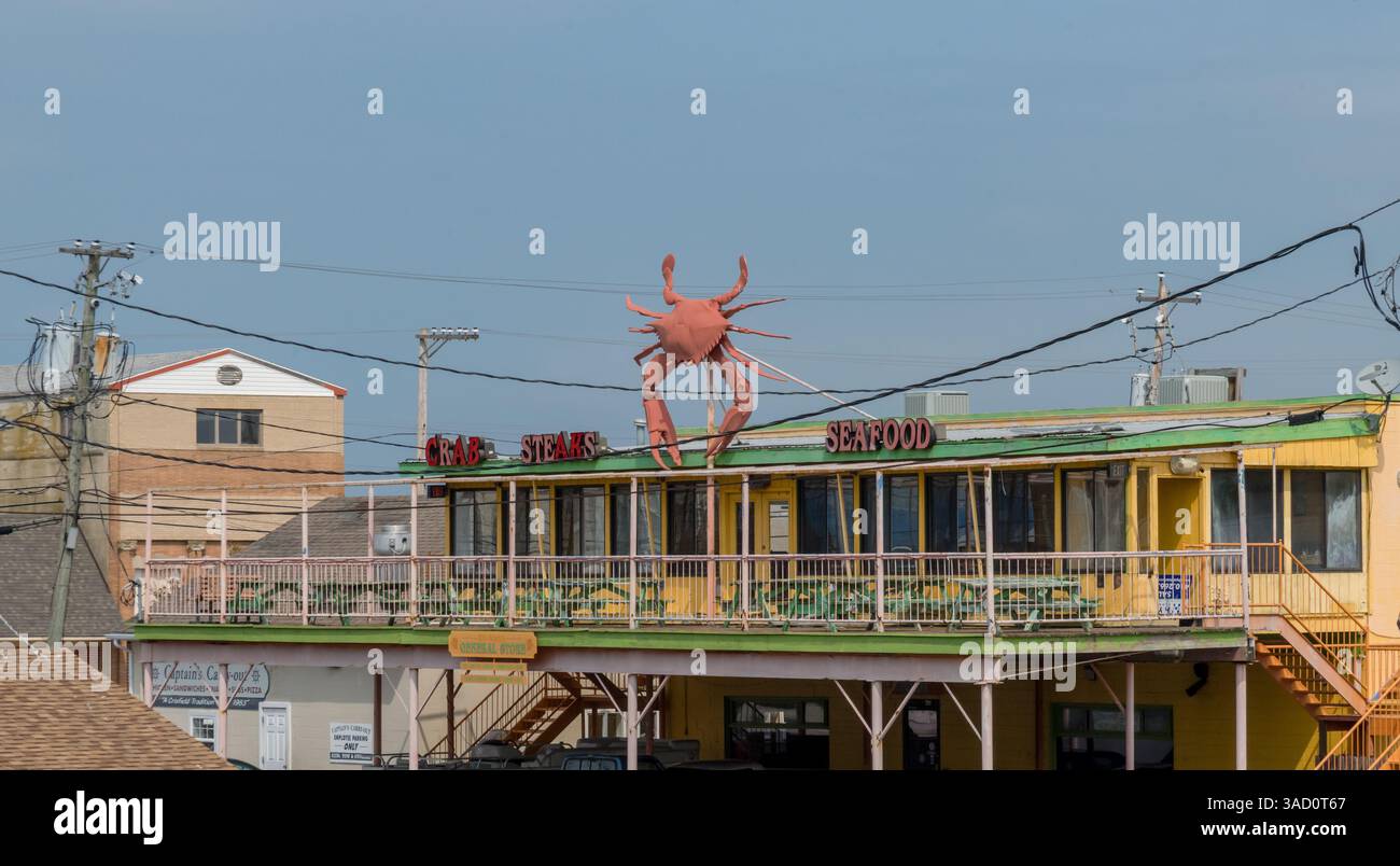 Smith Island, Maryland, rischia di sparire per sempre nella Baia di Chesapeake. Foto Stock