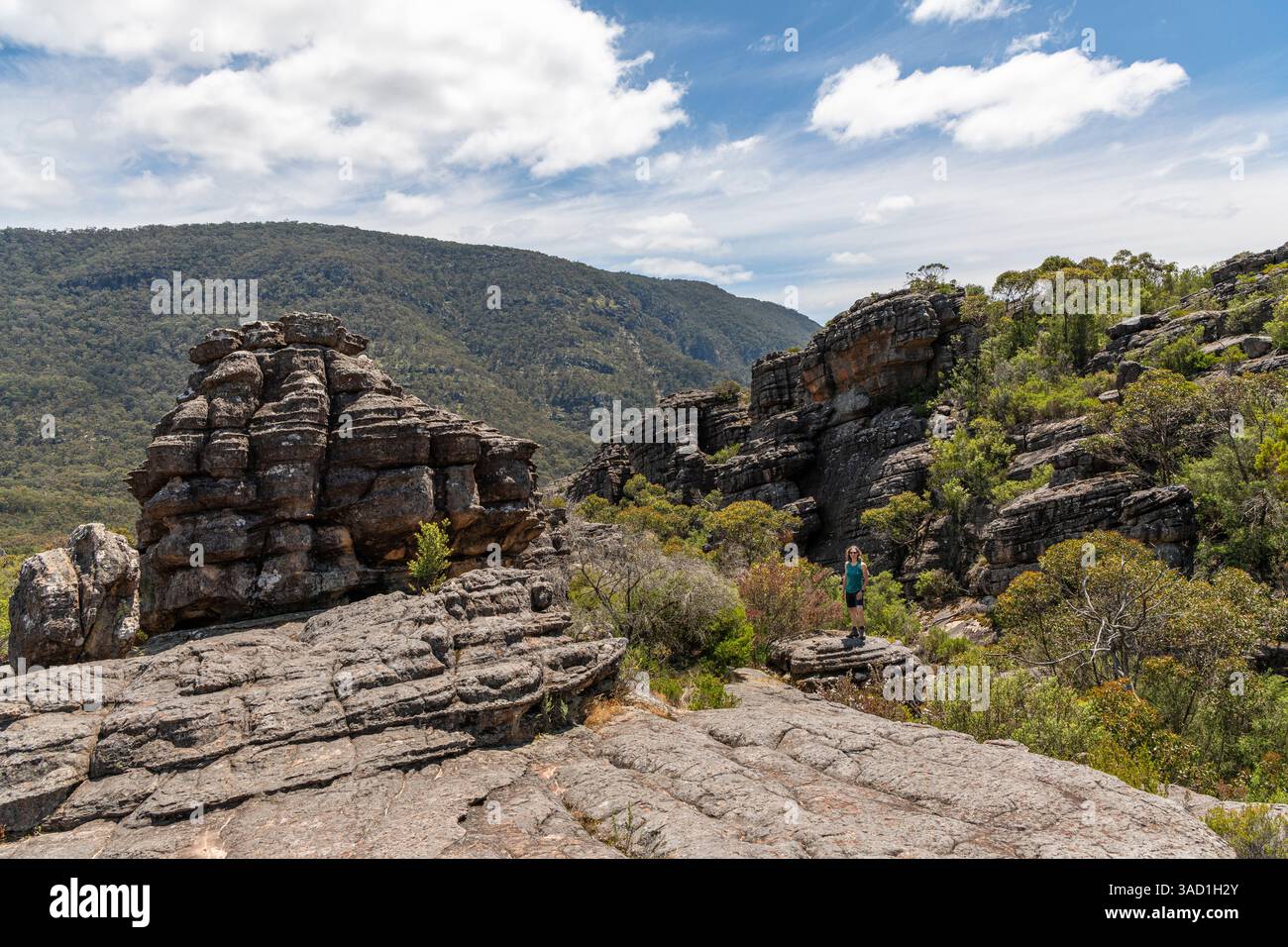Il Grampians National Park è un parco nazionale nello stato australiano del Victoria. Foto Stock