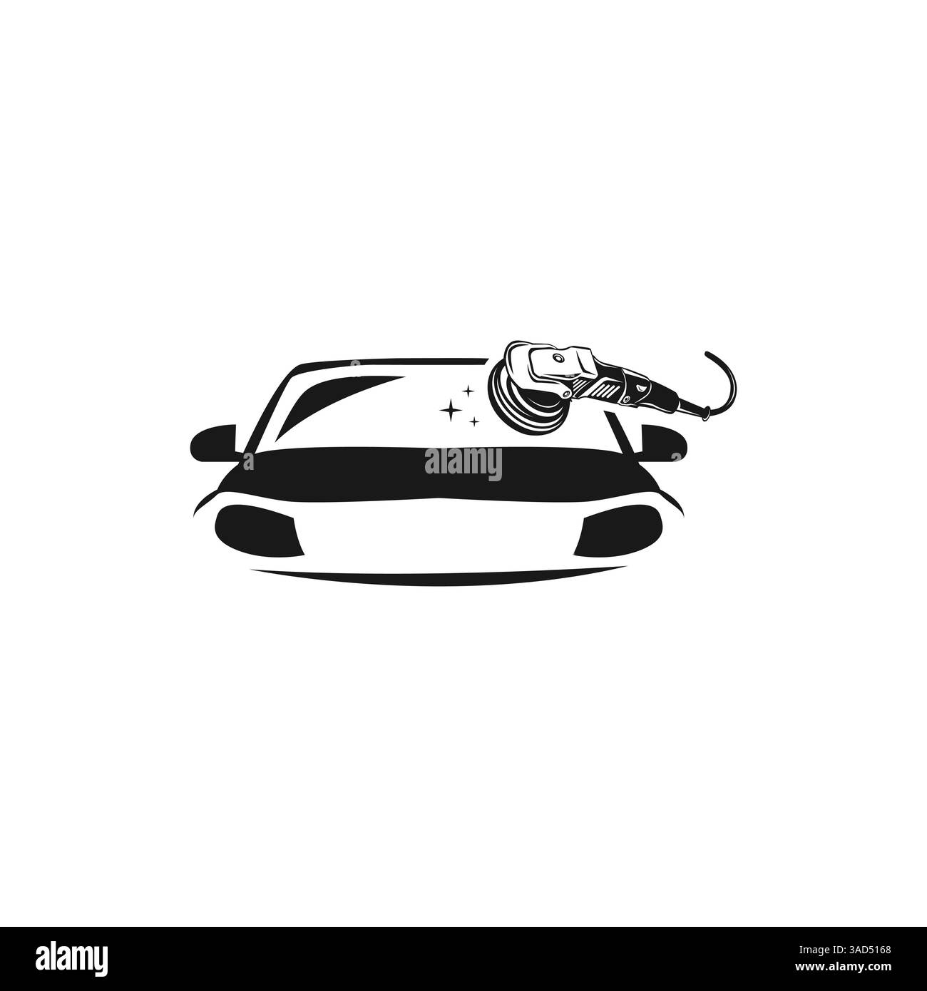 Immagine grafica vettoriale di dettagli automatici del modello di design del logo. EPS 10 Illustrazione Vettoriale