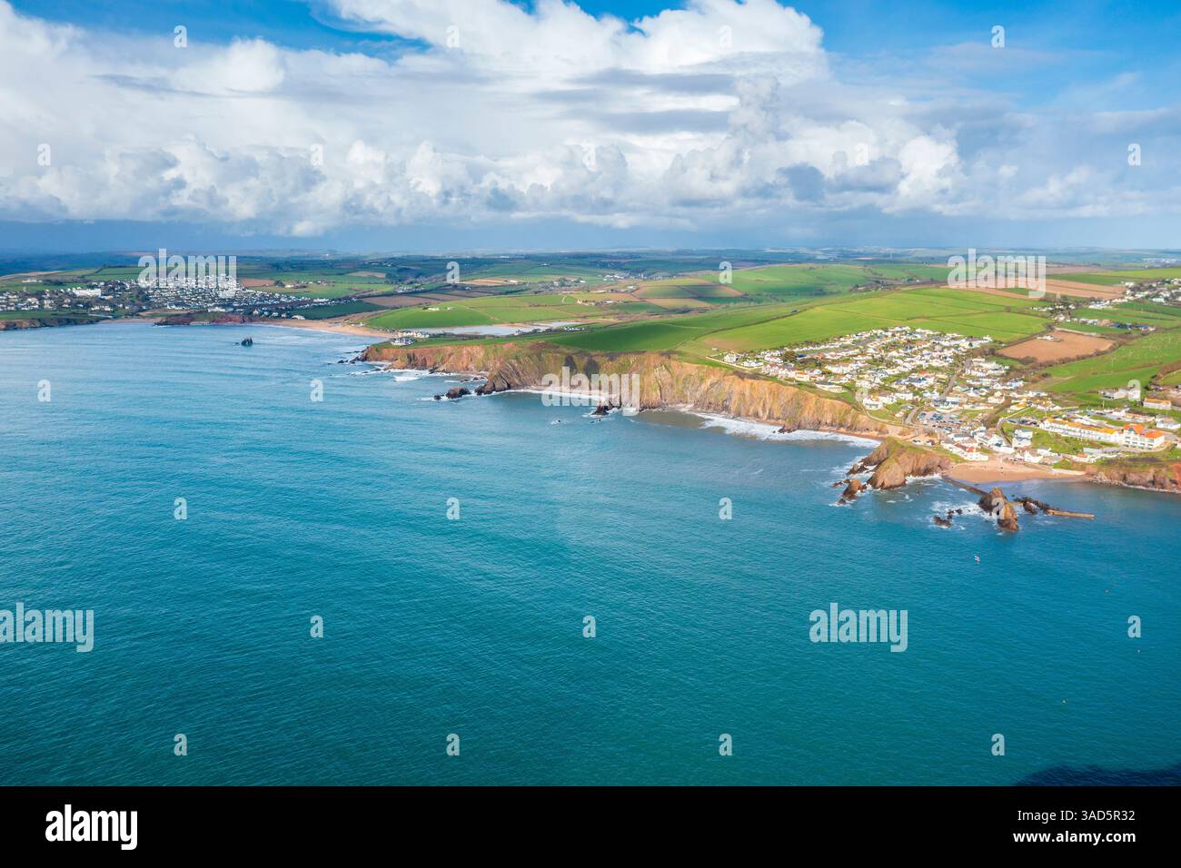 Speranza Cove, Devon, Inghilterra, Regno Unito, Europa Foto Stock