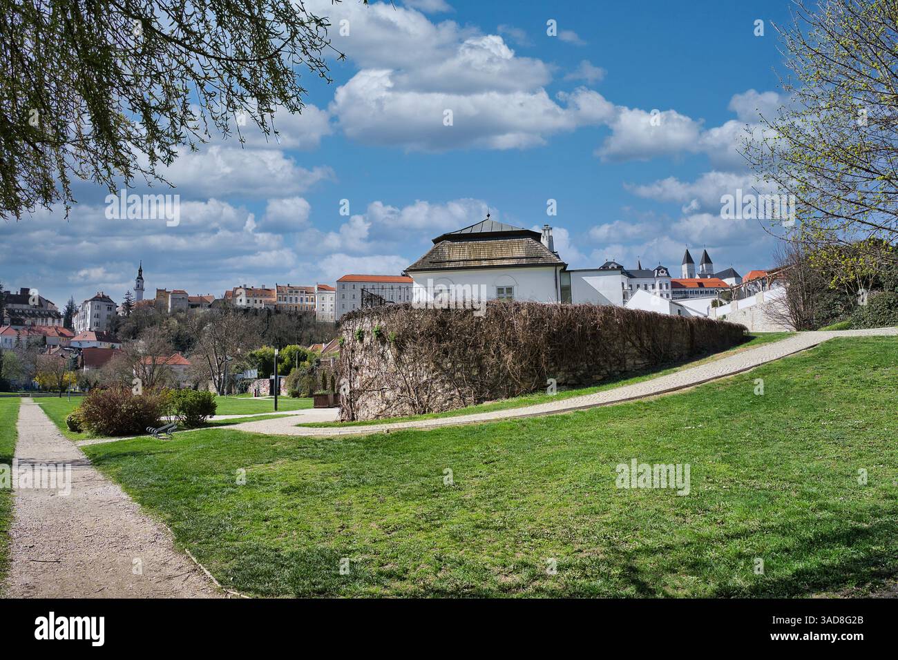 Parco storico Veszprem, Ungheria Foto Stock