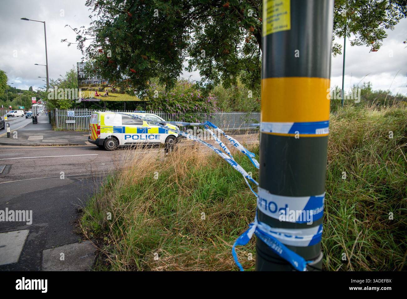 LADYWOOD INCINTA OMICIDIO - Filmon Andmichaen, 31 anni, uccise Liwam Bereket, 26 anni, che era incinta di 27 settimane, nel bosco al largo di Freeth Street, Ladywood, Birmingham, il 1 agosto 2023. La signora Bereket è stata pugnalata al collo, con il suo bambino nato morto nonostante un intervento di emergenza cesareo in corso. La corte ha sentito che il suo bambino non ancora nato era una "complicazione che non era disposto ad accettare". Foto Stock