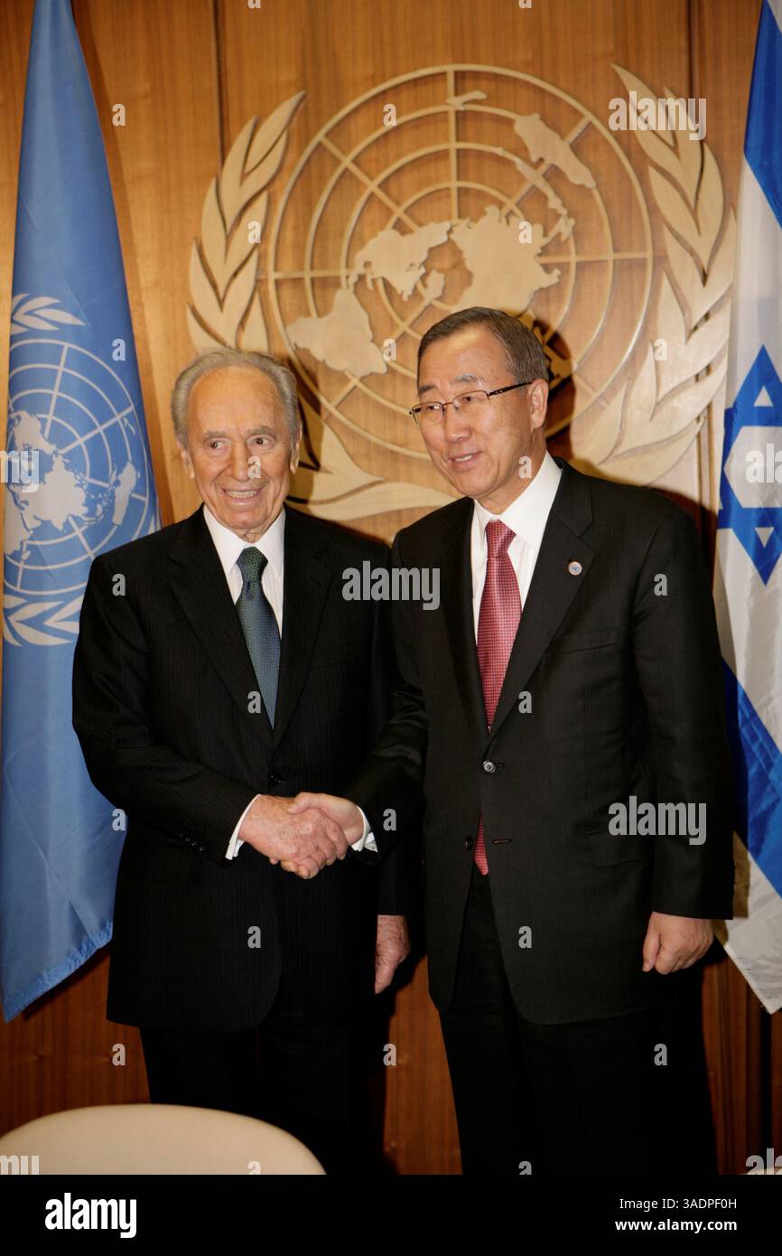 Nazioni Unite - New York - USA - 11 novembre 2008 - Segretario generale Ban Ki-Moon (immagine di credito: Luiz Rampelotto/ZUMAPRESS.com) Foto Stock